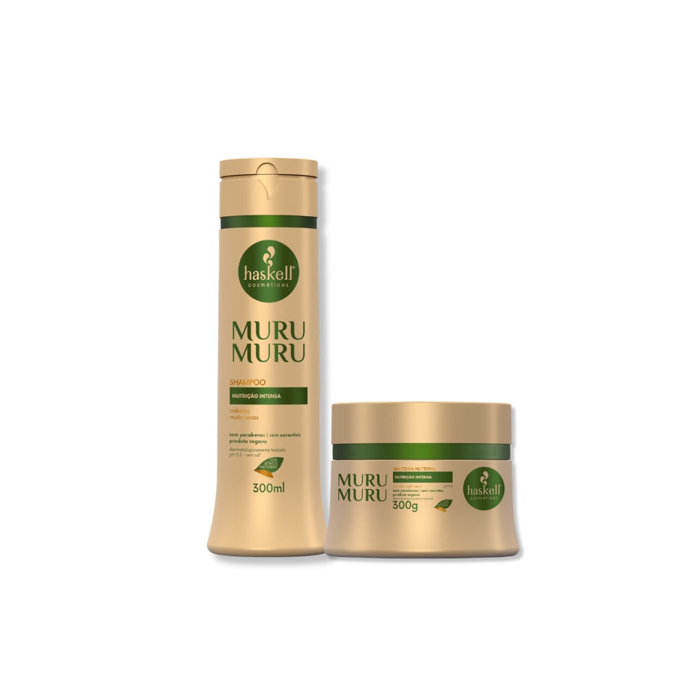 Haskell Kit Murumuru - Shampoo 300ml + Máscara  300g