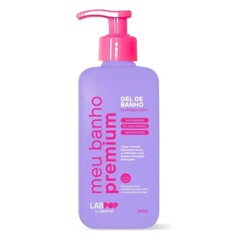 Gel de Banho Labotrat Labpop Bubblegum 240ml