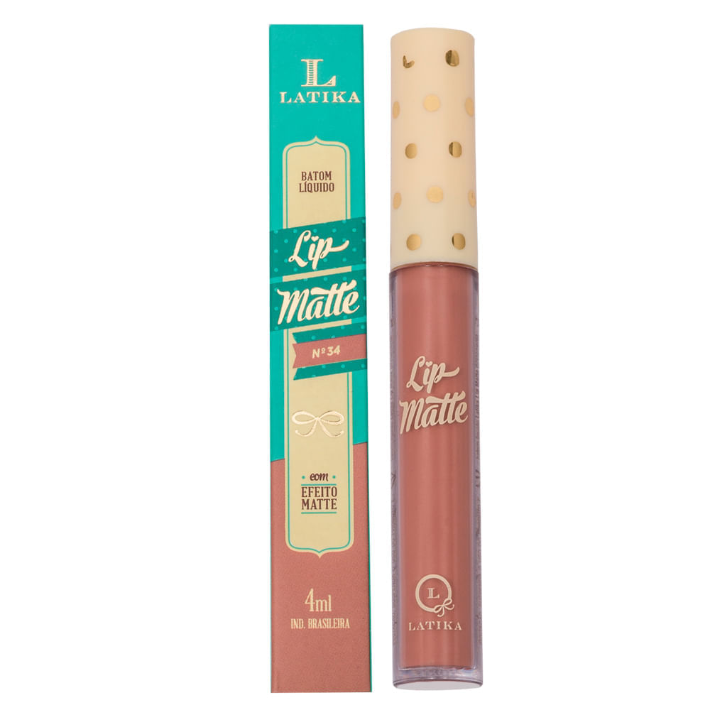 Batom Líquido Latika Lip Matte 4ml