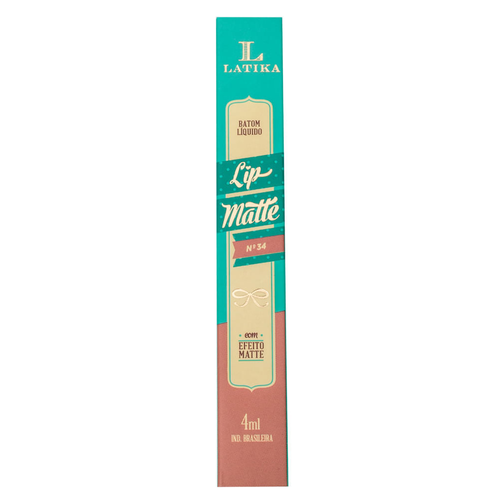 Batom Líquido Latika Lip Matte 4ml