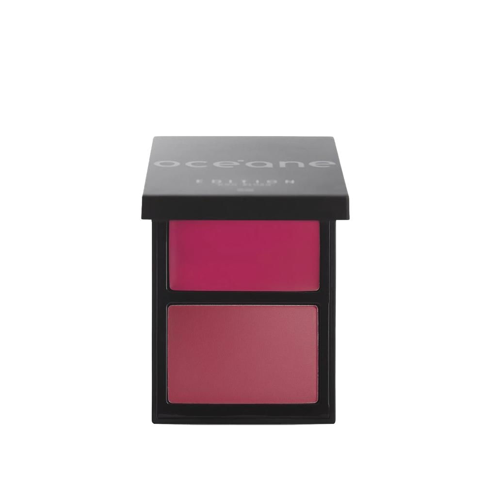 Océane Punch Paint Duo Blush Cremoso e em Pó Rosa Pink