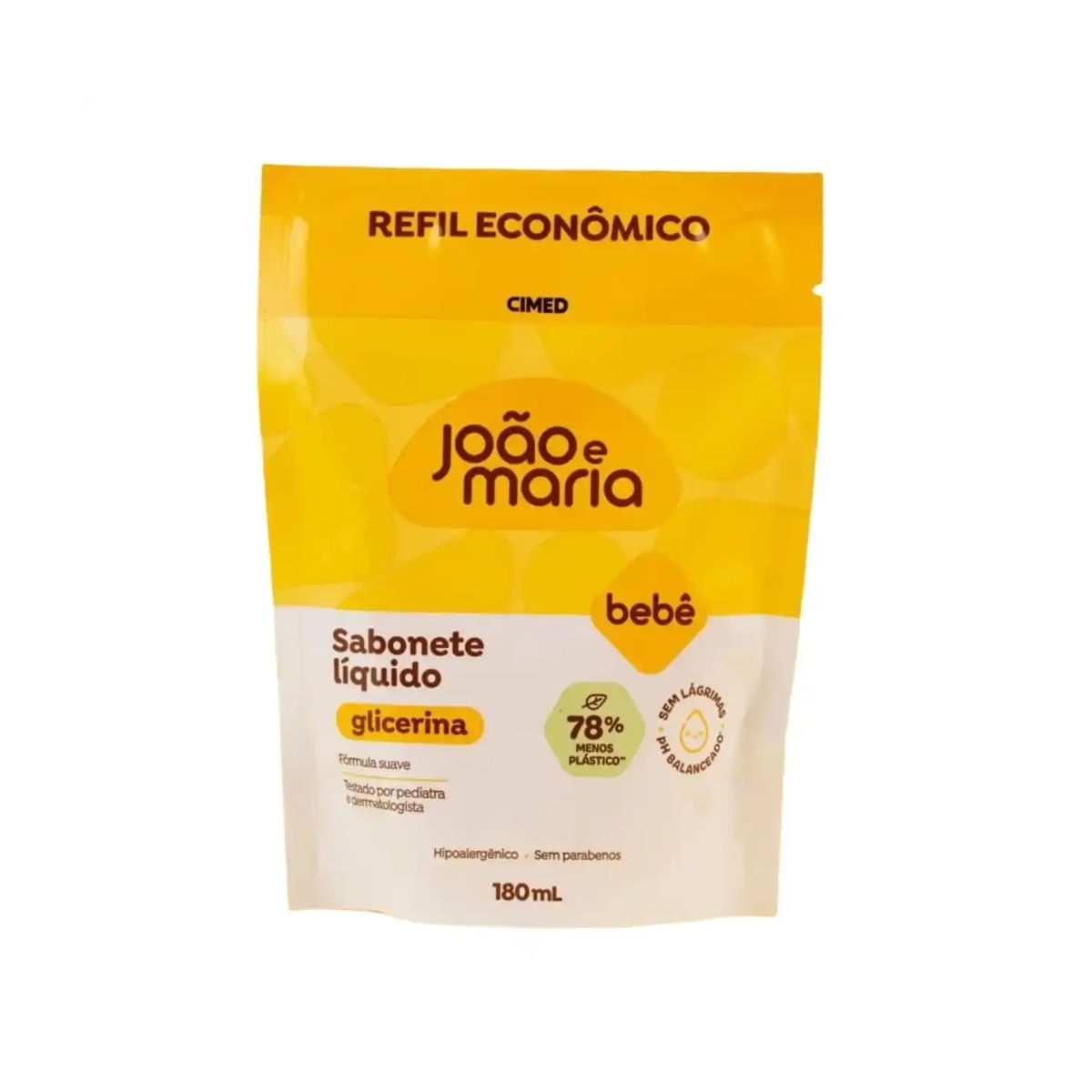 Sabonete Líquido João e Maria Glicerina Refil 180ml