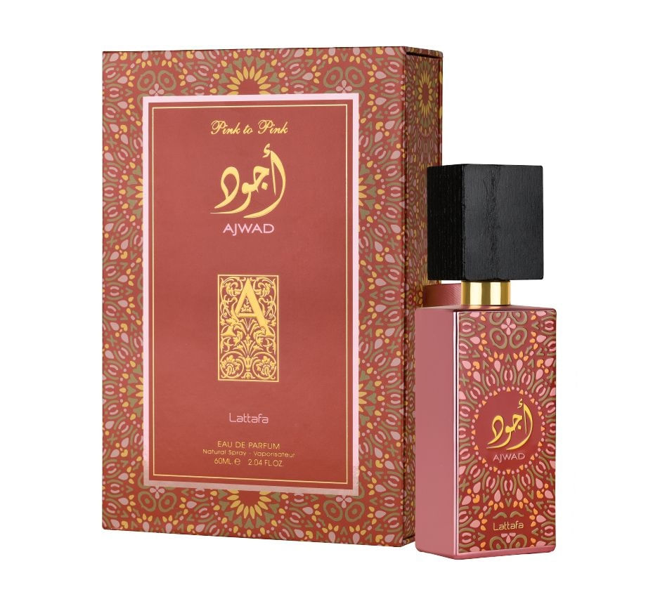 Lattafa Ajwad Pink To Pink Eau de Parfum Perfume Árabe Unissex 60ml