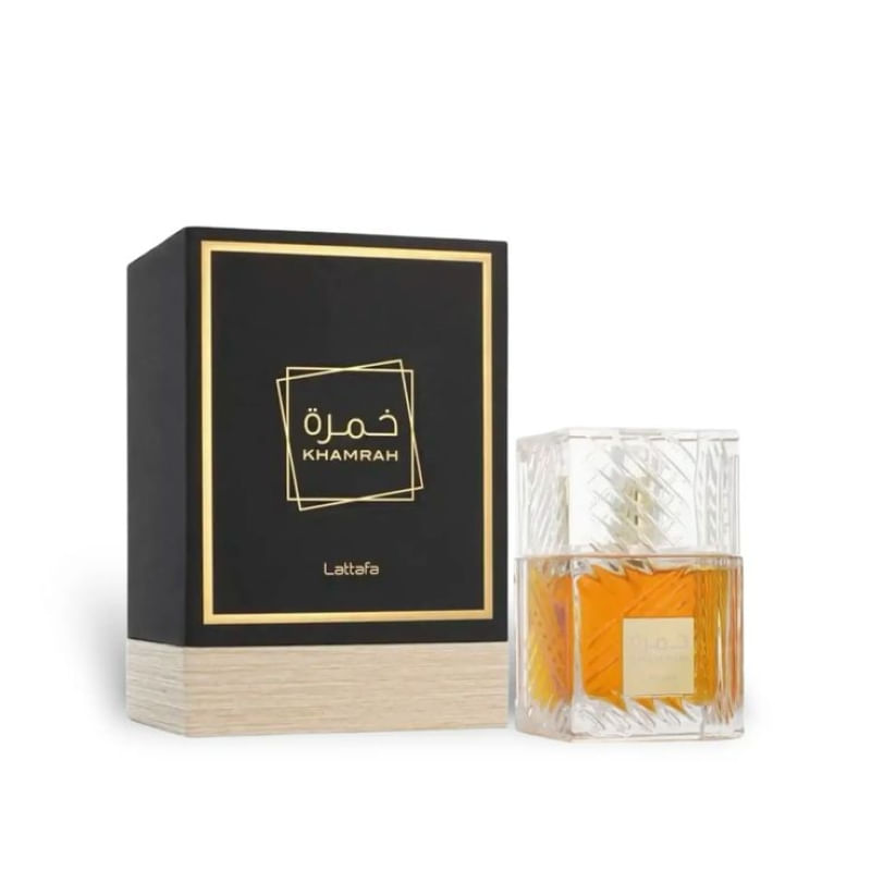 Perfume Unissex Khamrah de Lattafa Eau de Parfum 100ml Árabe