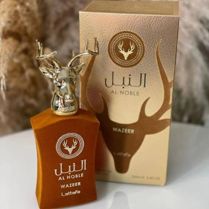 Al Noble Wazeer Eau de Parfum 100ml Perfume Unissex Lattafa Árabe