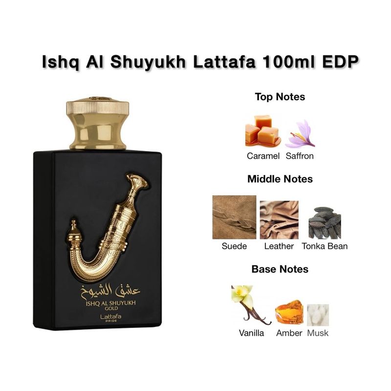 Perfume Lattafa Pride Ishq Al Shuyukh Gold Eau de Parfum 100ml