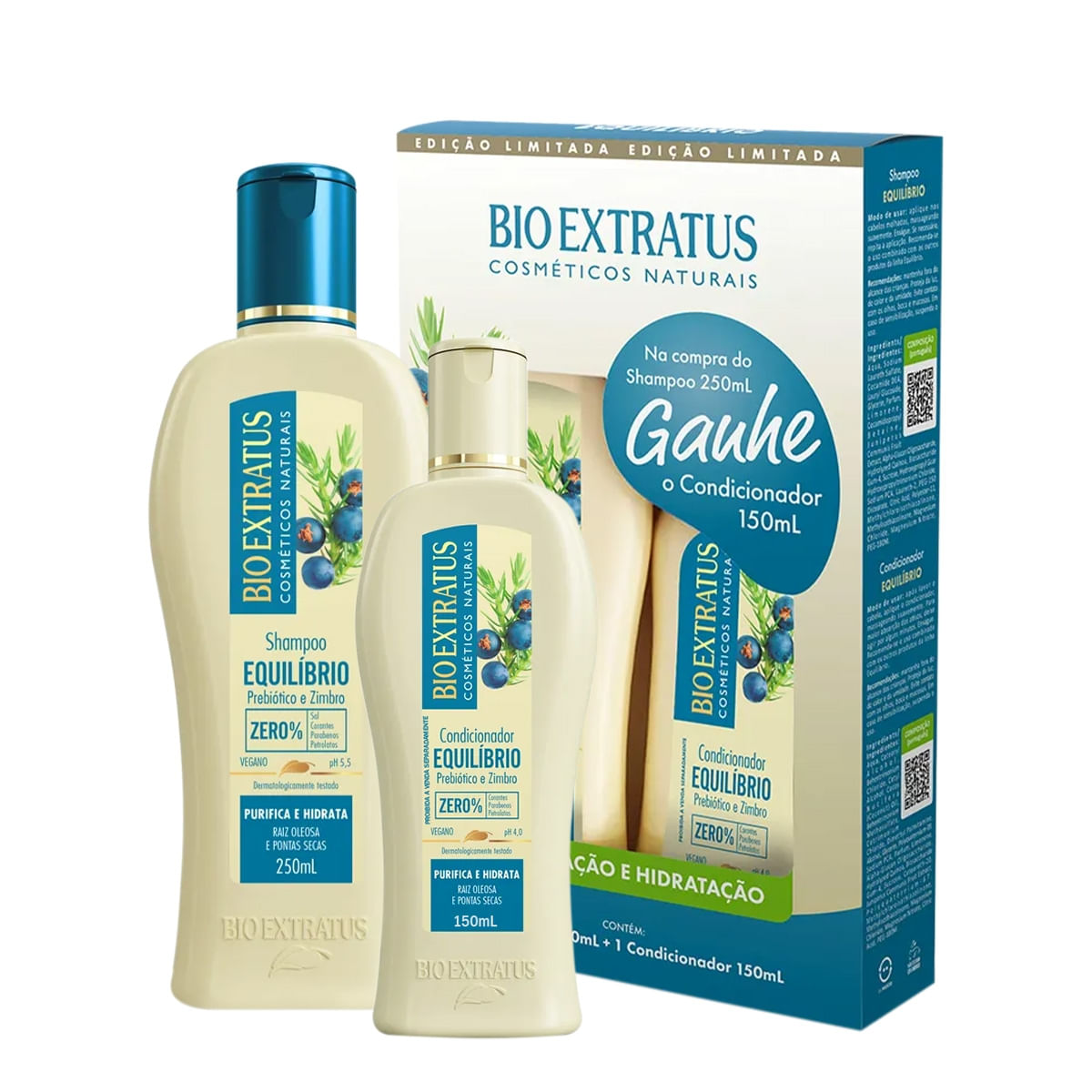 Bio Extratus Kit Equilíbrio Prebiótico e Zimbro Duo (2 produtos