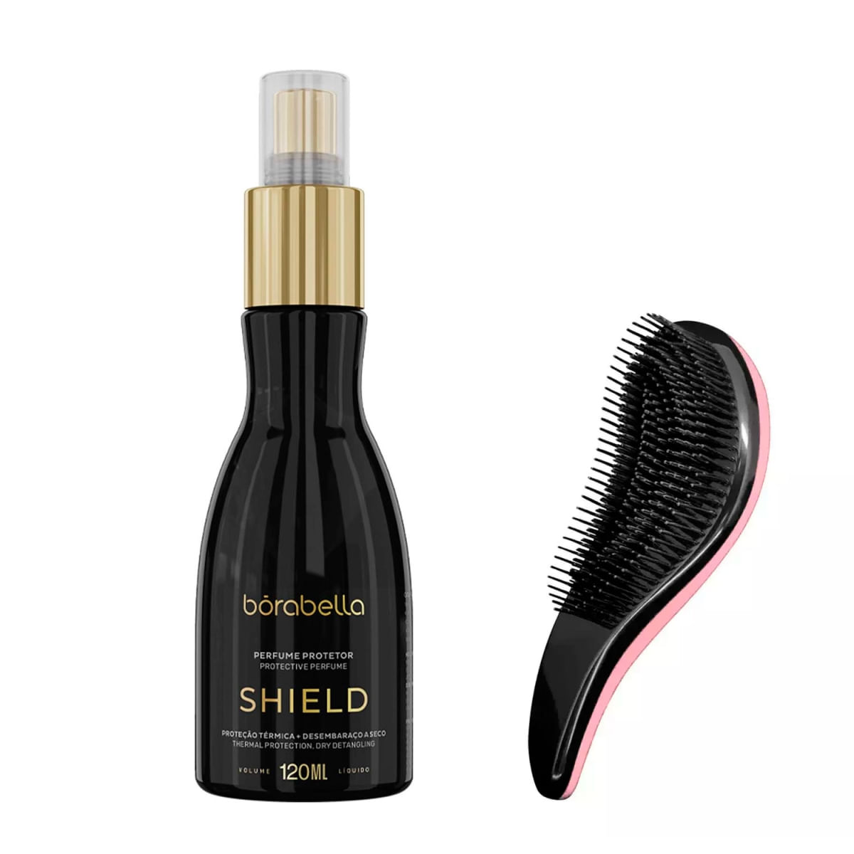 Borabella Shield Perfume Capilar Protetor Térmico +Escova