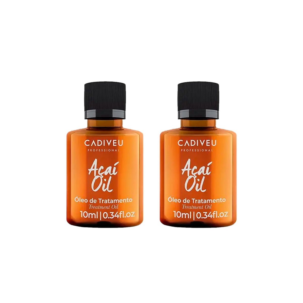 Kit 2 Óleo Protetor Térmico Capilar Açaí Oil Cadiveu 10ml