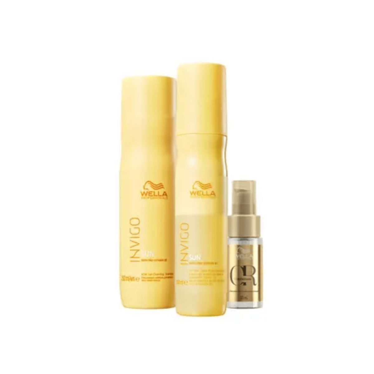 Kit Wella Invigo Sun Shampoo Leave-in Óleo (3 produtos)