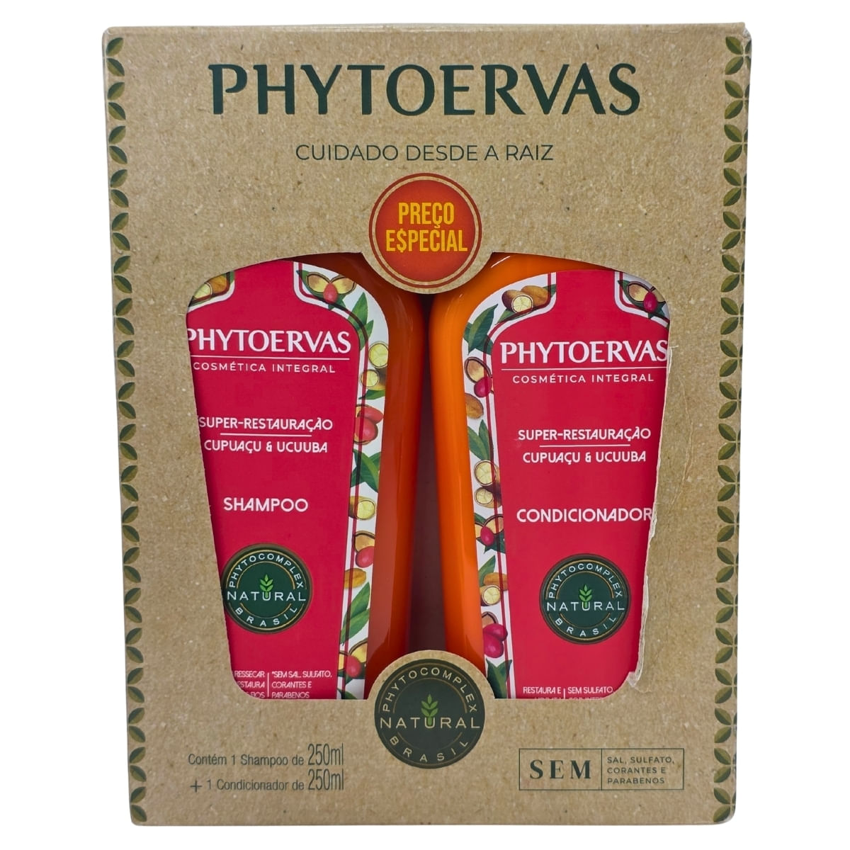Kit Shampoo + Condicionador Super Restauração Cupuaçu & Ucuuba Phytoervas