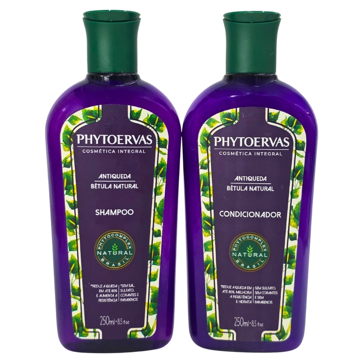 Kit Shampoo + Condicionador Antiqueda Bétula Natural Phytoervas