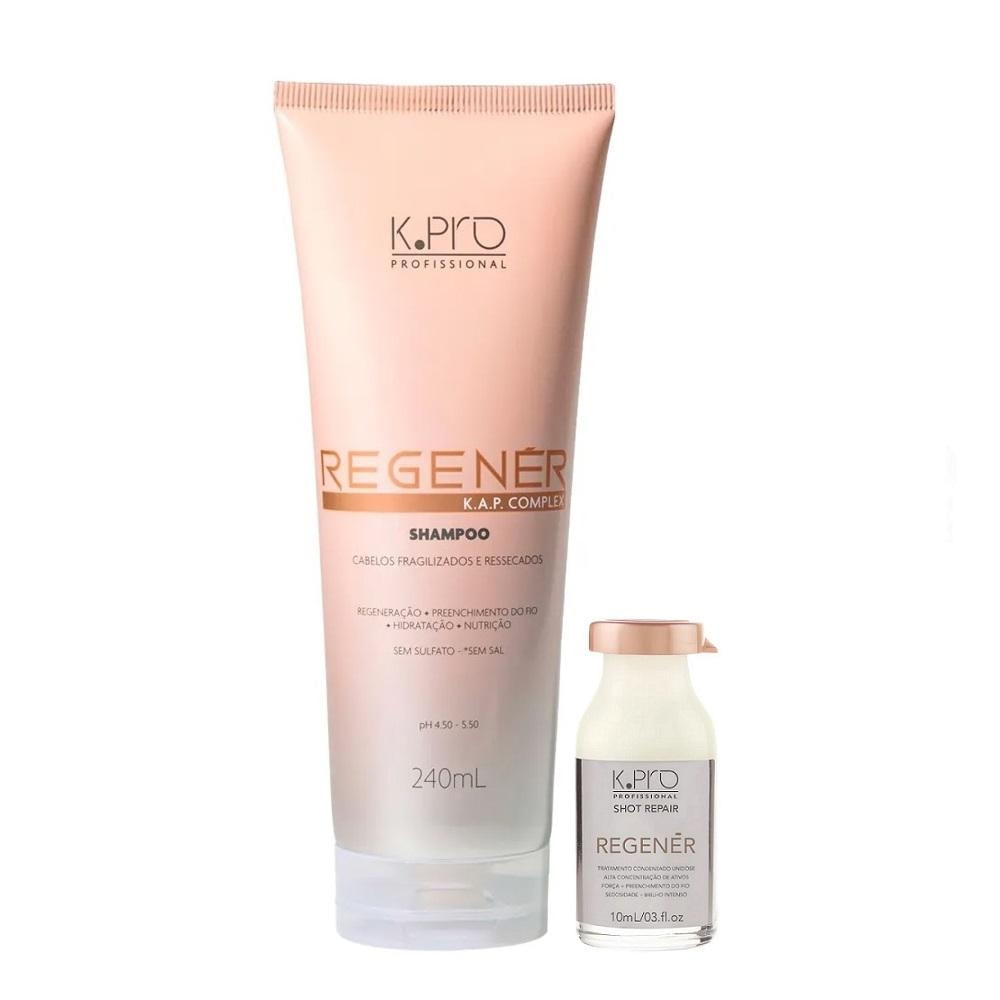 Kit K.Pro Regenér Shampoo 240ml + Ampola 10ml