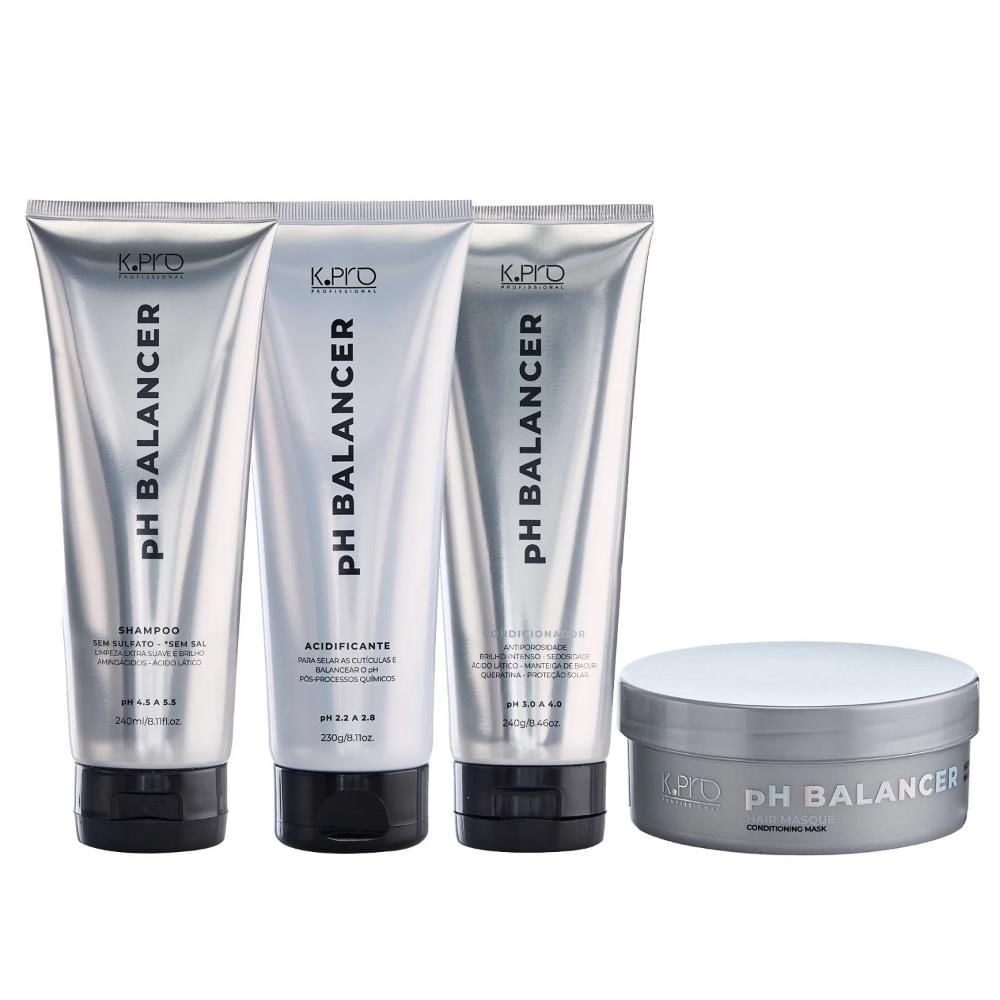 Kit K.Pro pH Balancer Full Manutenção (4 Produtos)