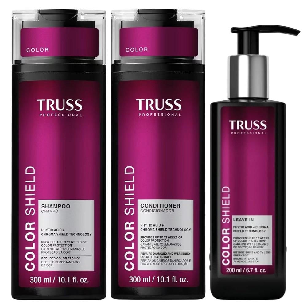 Kit Truss Color Shield - Shampoo & Condicionador 300ml + Leave-In 200ml