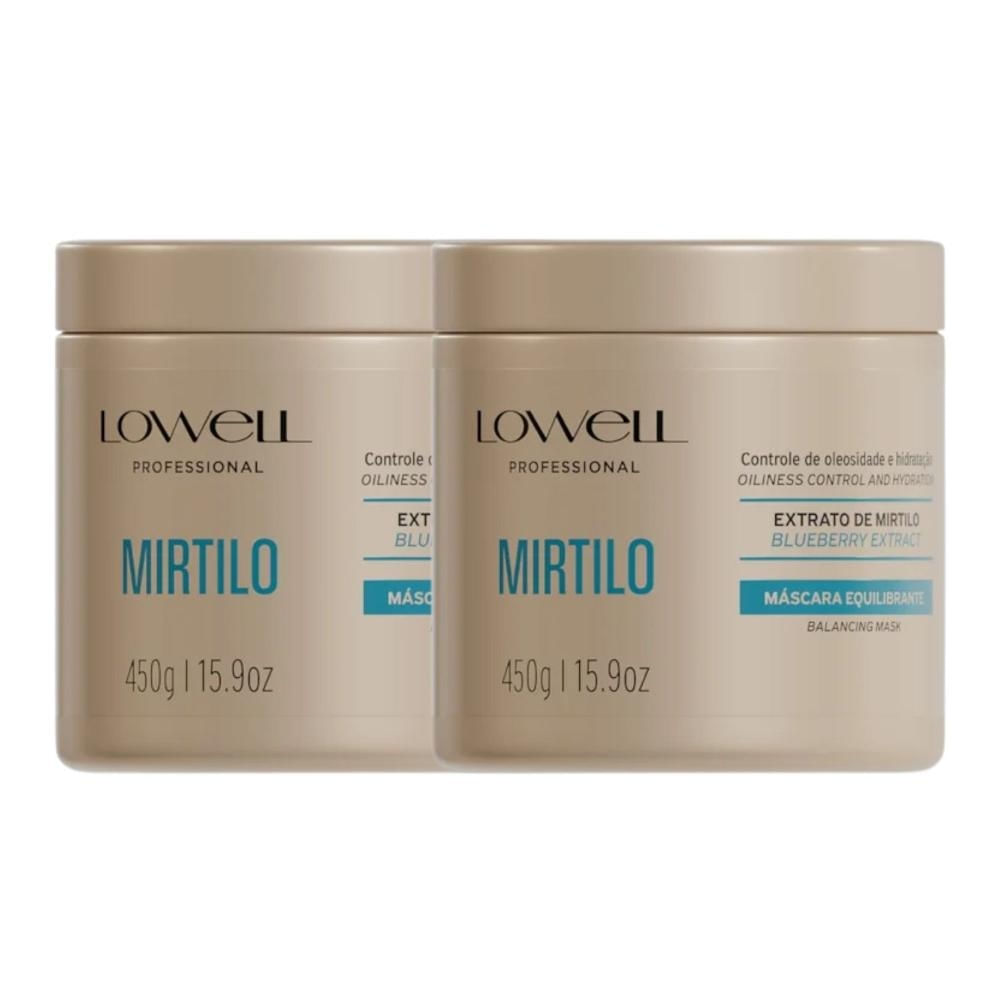 Kit Máscara Lowell Mirtilo Equilíbrio Salon Duo