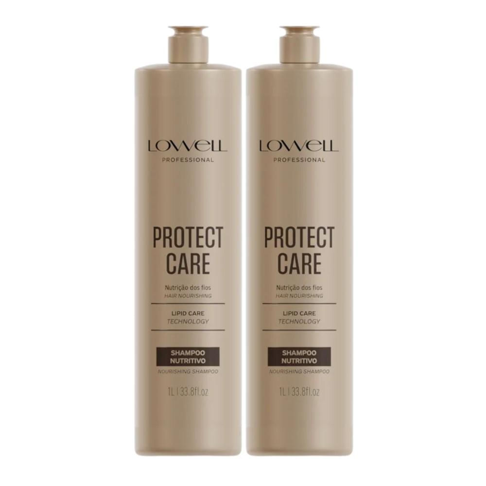 Kit Shampoo Lowell Protect Care Tratamento Diário Salon Duo
