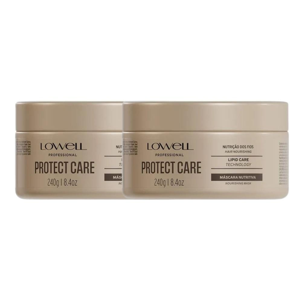 Kit Máscara Lowell Protect Care Proteção Tratamento Diário Home care