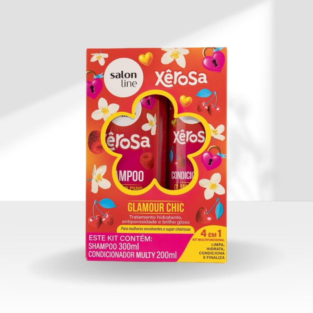 Kit Shampoo Condicionador Salon Line Xêrosa Glamour Chic - Época