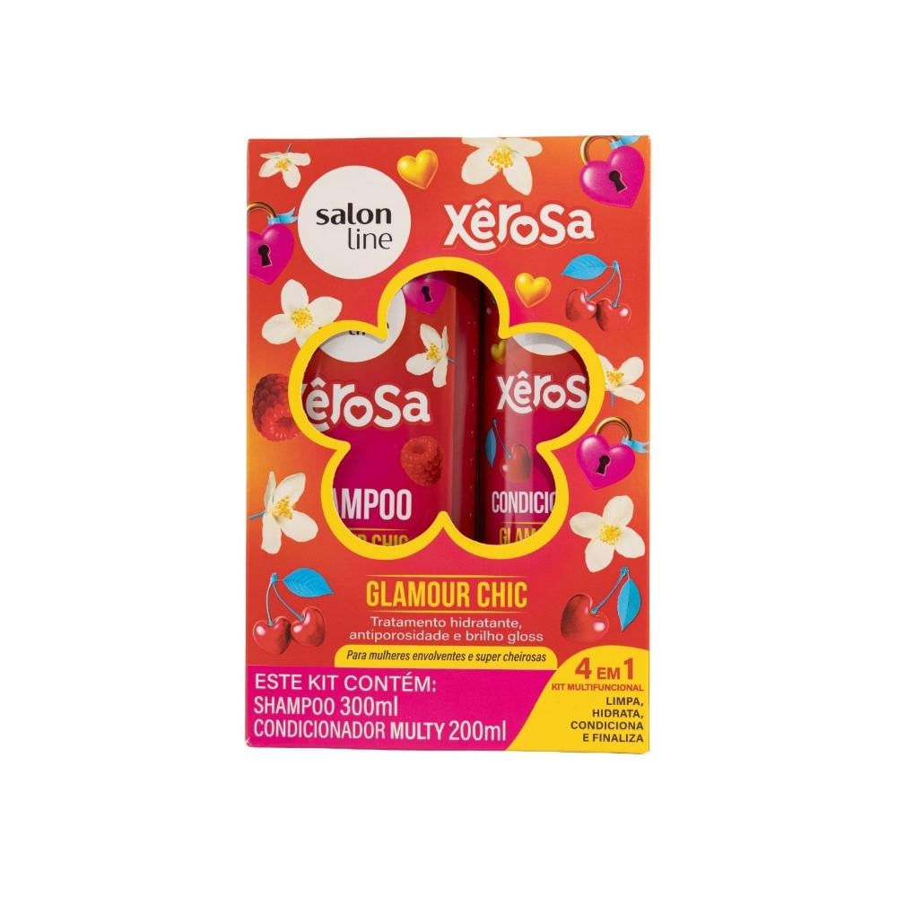 Kit Shampoo Condicionador Salon Line Xêrosa Glamour Chic - Época