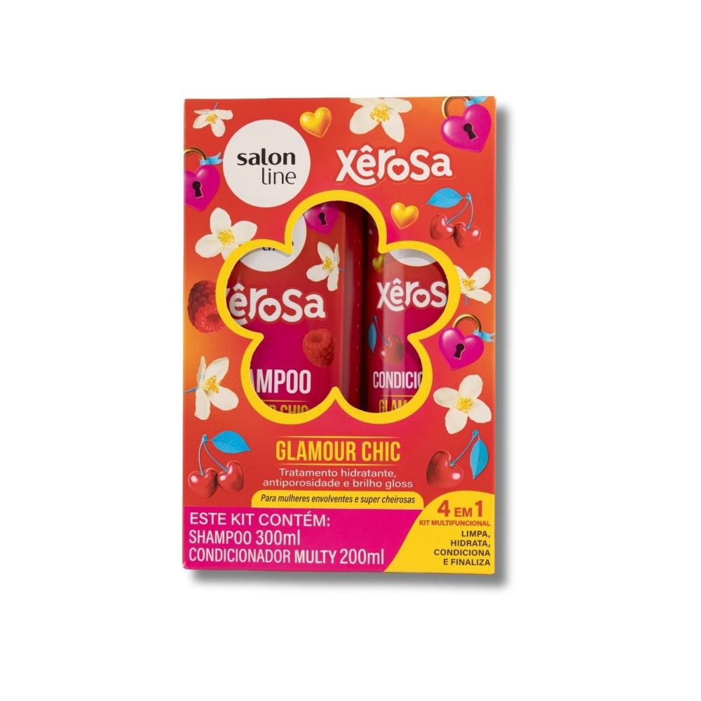 Kit Shampoo Condicionador Salon Line Xêrosa Glamour Chic - Época