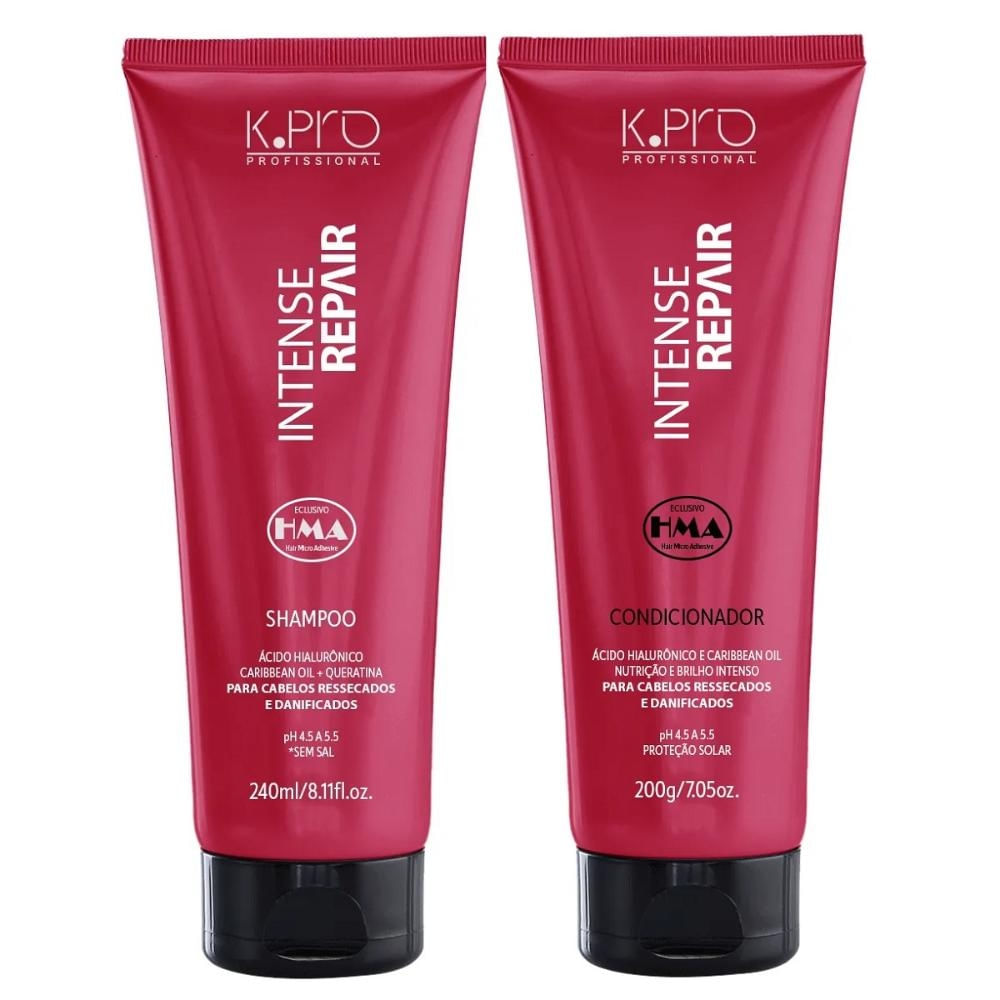 Kit K.Pro Intense Repair - Shampoo 240ml & Condicionador 200g