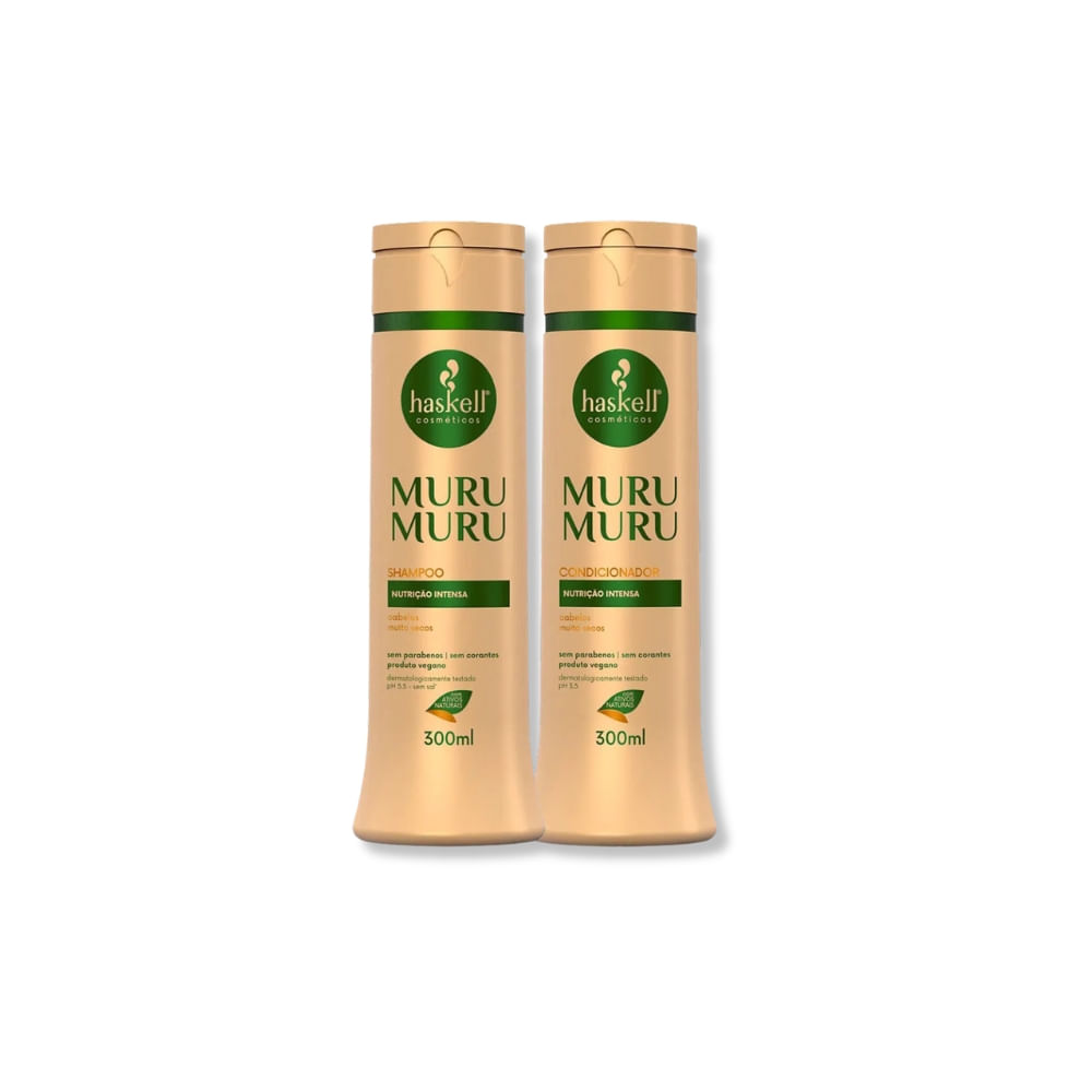 Haskell Kit Murumuru - Shampoo 300ml + Condicionador 300ml