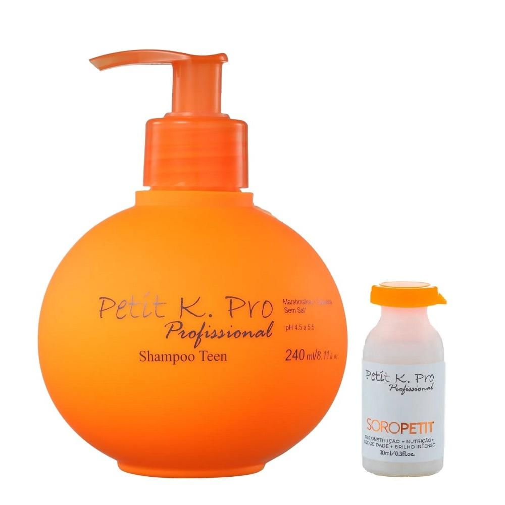 Kit K.Pro Petit - Shampoo Teen 240ml + Soro Ampola capilar 10ml