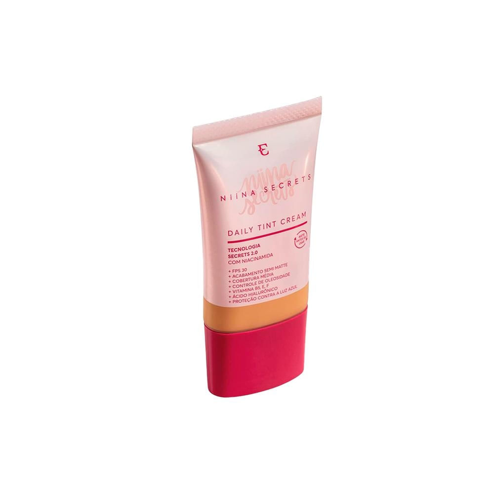 Eudora Niina Secrets Daily Tint Cream Base Líquida Matte Cor 48 25ml