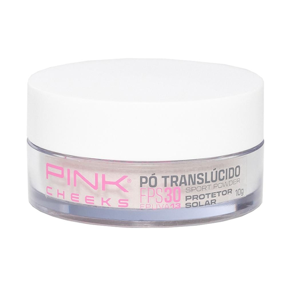 Pink Cheeks Sport Power FPS 30 FPUVA 13 Translúcido Pó Solto com Protetor Solar Matte 5g