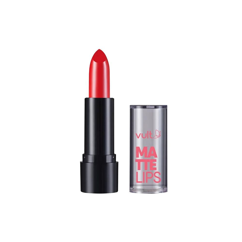 Vult Hidra Lips 11 Vermelho Real Batom Cremoso Matte 3,8g