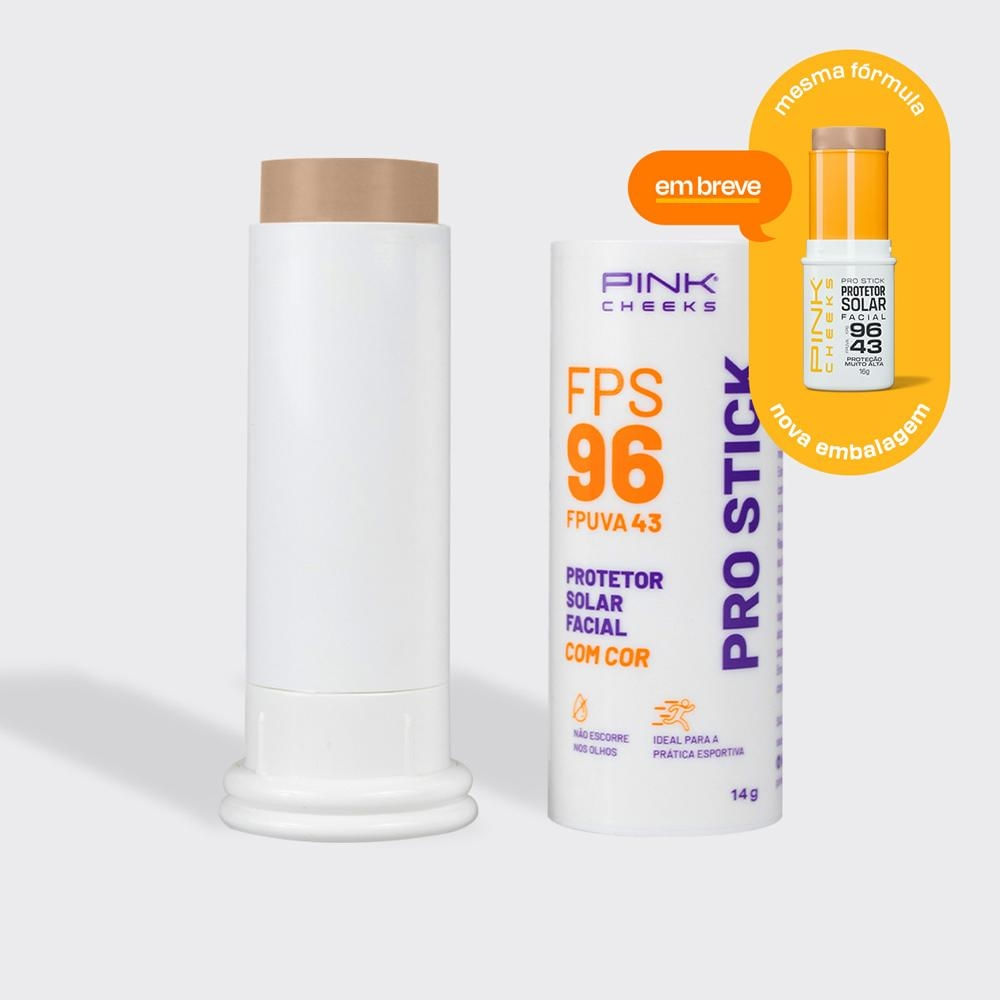 Pink Cheeks Pro Stick Protetor Solar Facial Fps96 Pro15 14g