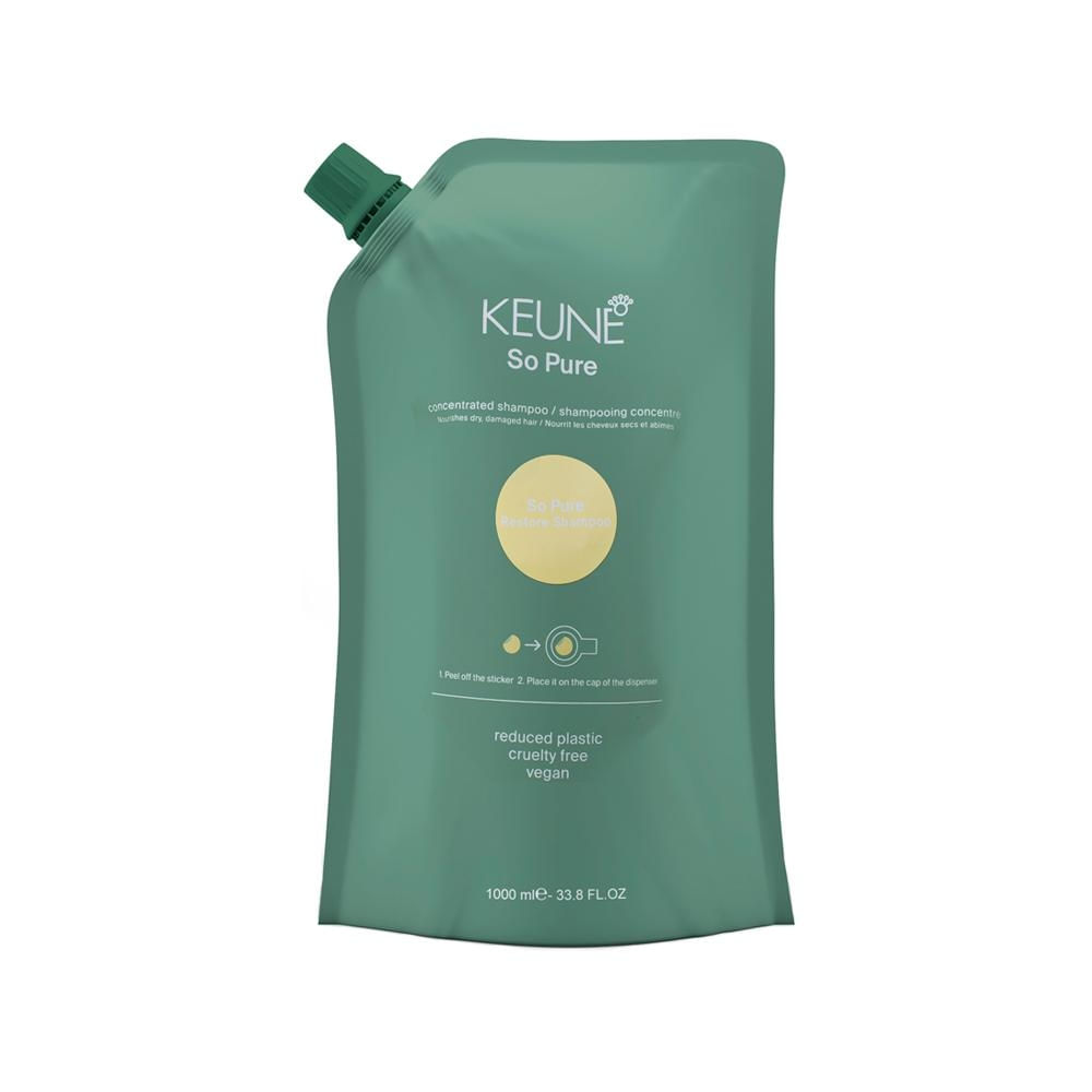 Keune So Pure Restore Shampoo 1000ml - Refil