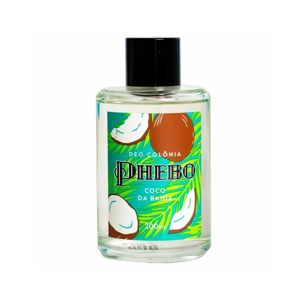 Phebo Mediterrâneo Coco Da Bahia Edc Colônia Unissex 200ml