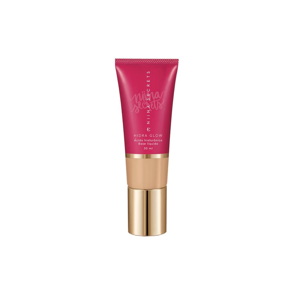 Eudora Niina Secrets Hidra Glow Base Líquida Natural 10 30ml