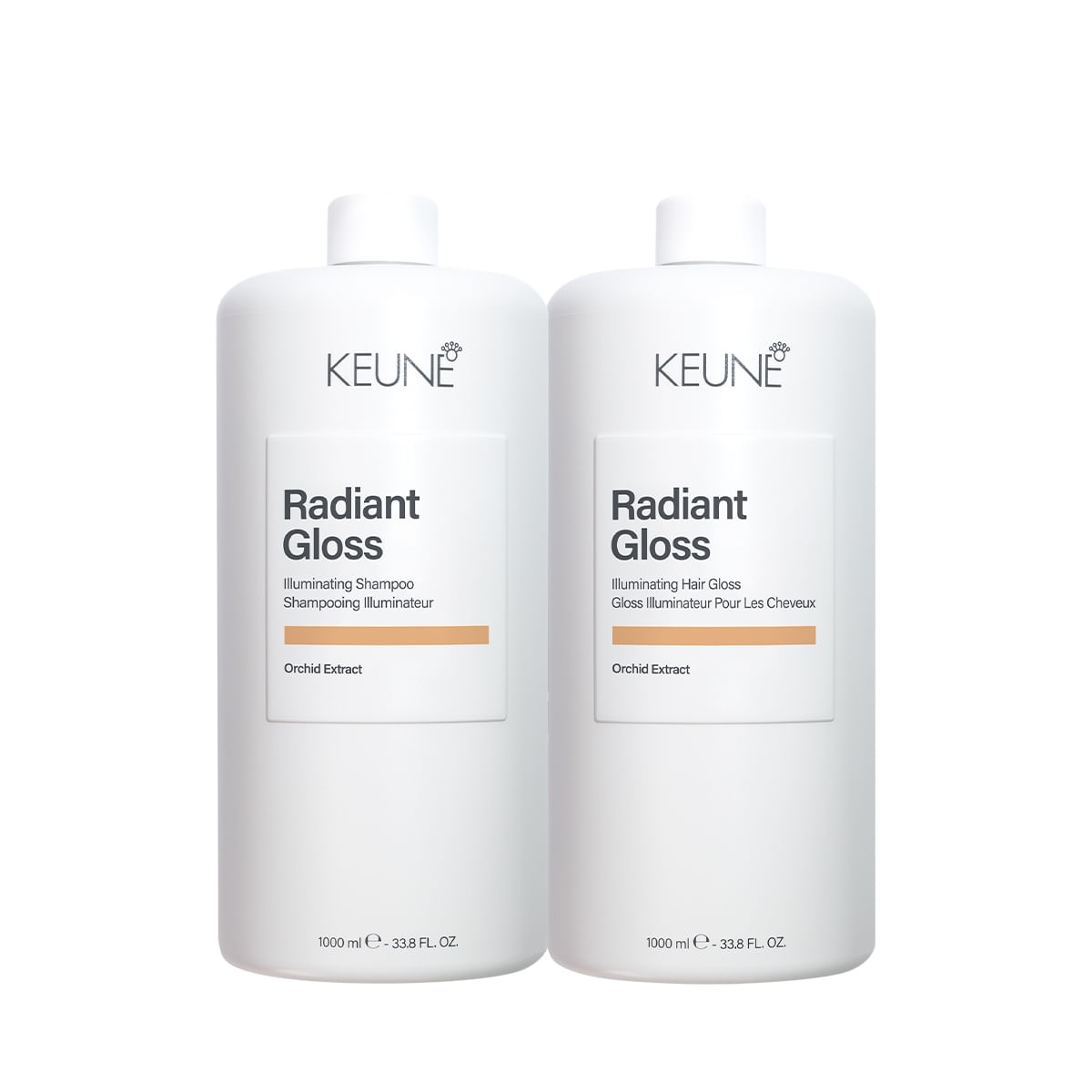 Kit Keune Radiant Gloss Salon (2 produtos)