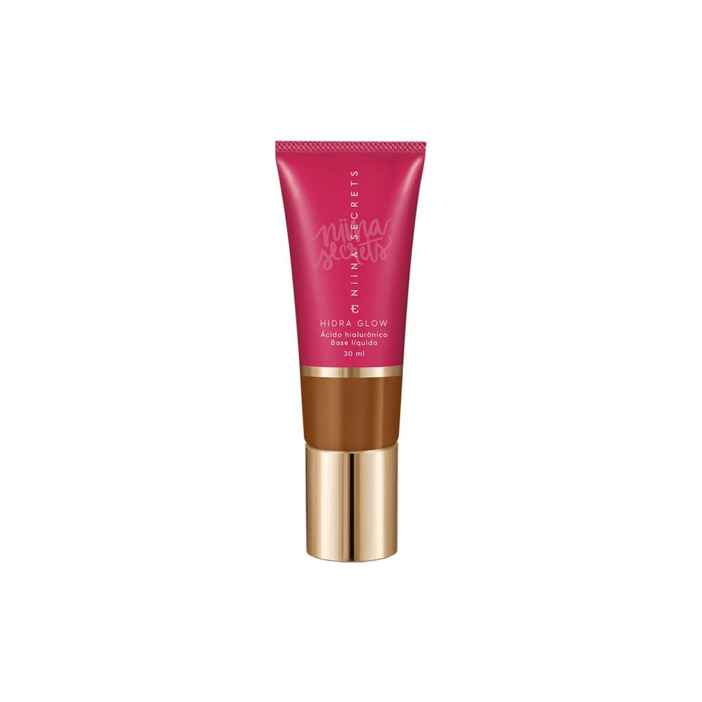 Eudora Niina Secrets Hidra Glow Base Líquida Natural 80 30ml