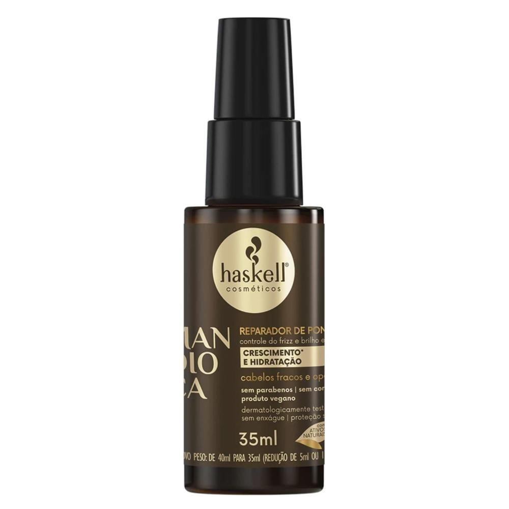 Reparador De Pontas Haskell Mandioca Nutrição E Brilho 35Ml