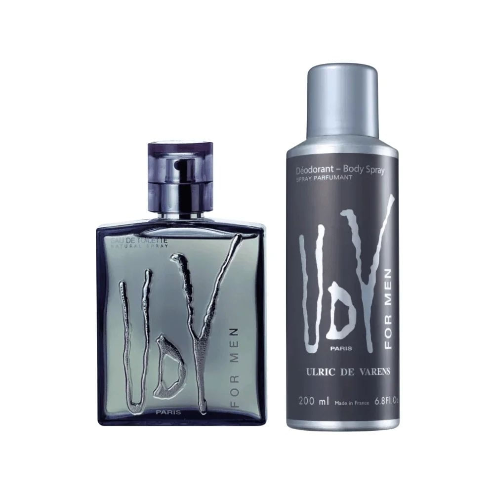 Kit UDV For Men Ulric de Varens Masculino Eau de Toilette + Desodorante -100 ml