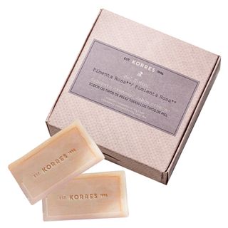 Sabonete em Barra Korres - Kit Pimenta Rosa - 2x 90g Menor preço em Sabonete em Barra Korres - Kit Pimenta Rosa - 2x 90g
