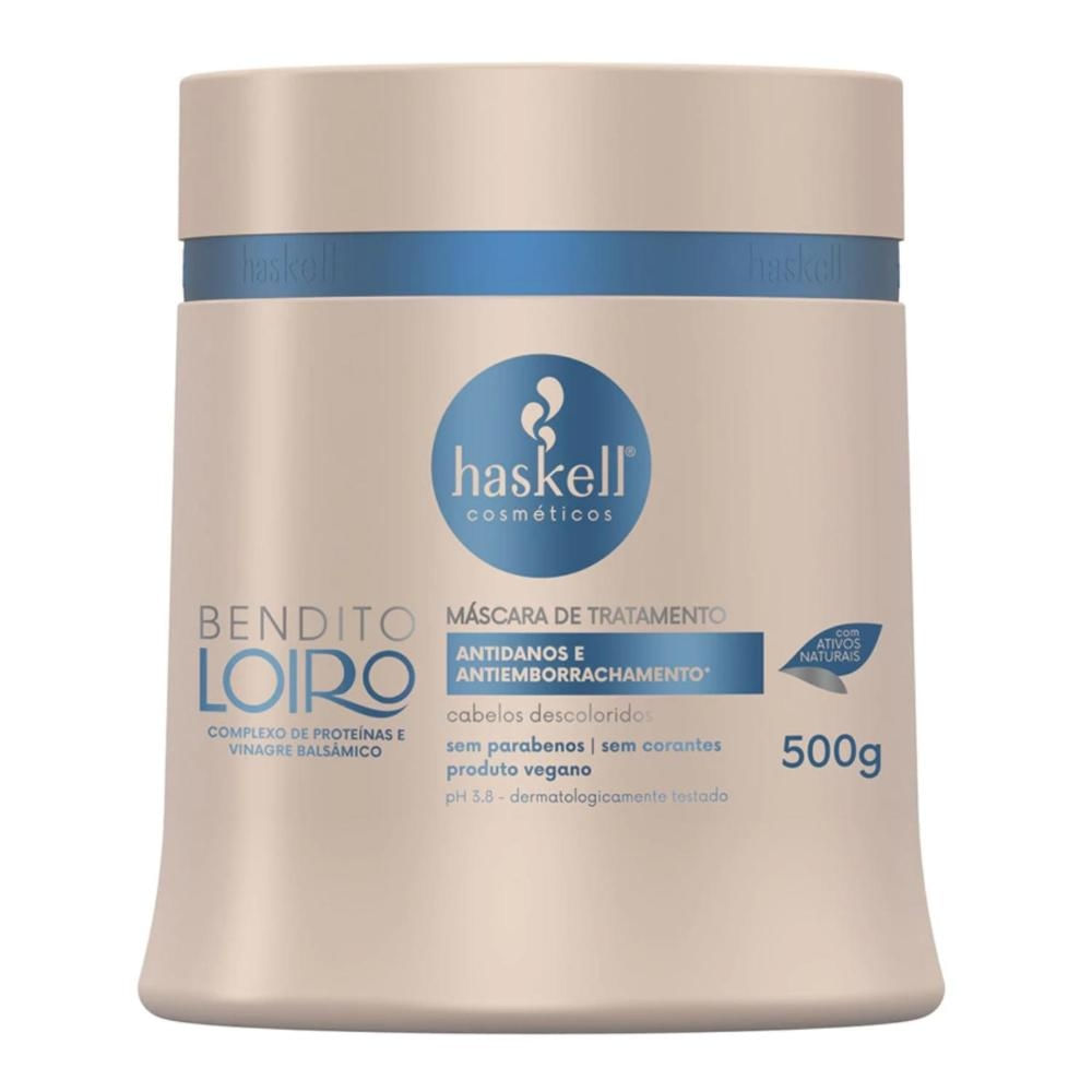 Máscara de Reconstrução Capilar Haskell Bendito Loiro 500g