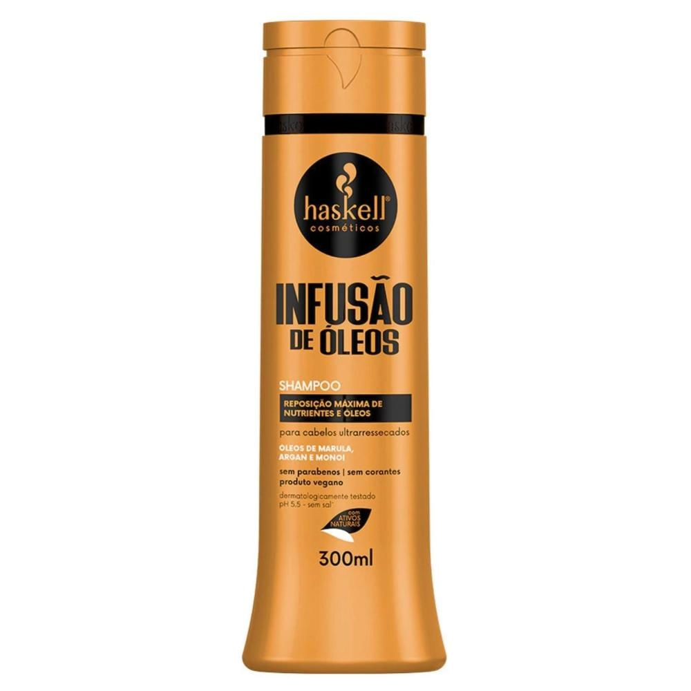 Haskell Shampoo de Nutrição Profunda Infusão de Óleos 300ml