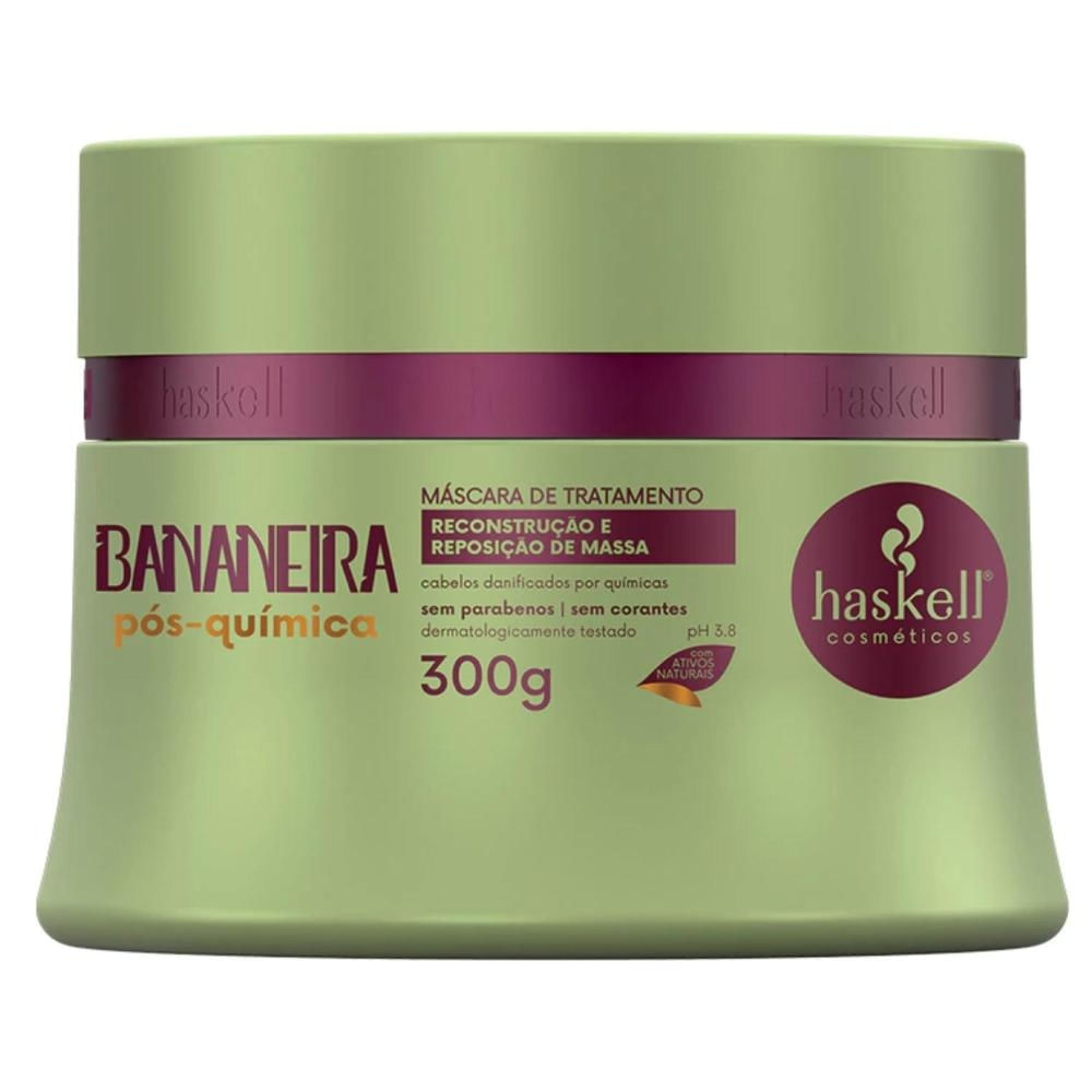 Máscara de Reconstrução Pós Química Haskell Bananeira 300g