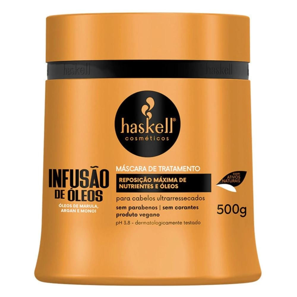 Máscara de Nutrição Capilar Haskell Infusão de Óleos 500g
