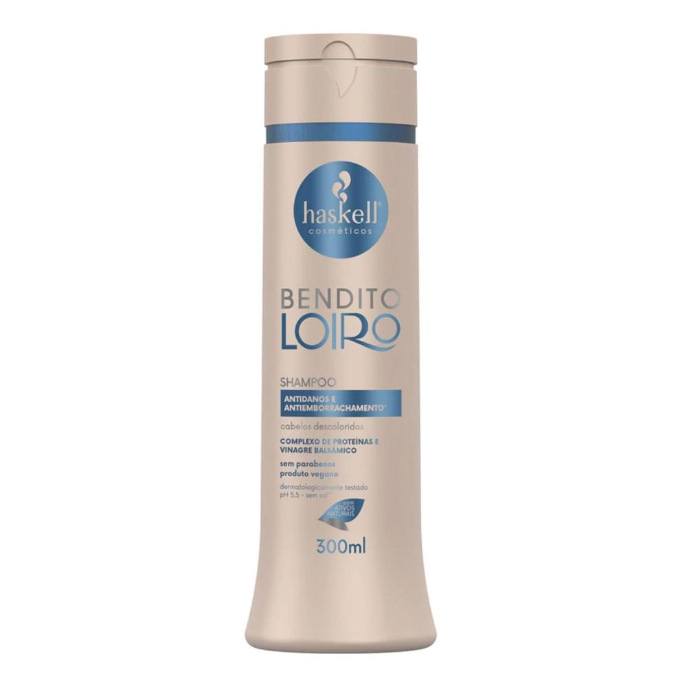 Shampoo Cabelos Loiros e Descoloridos Haskell Bendito Loiro