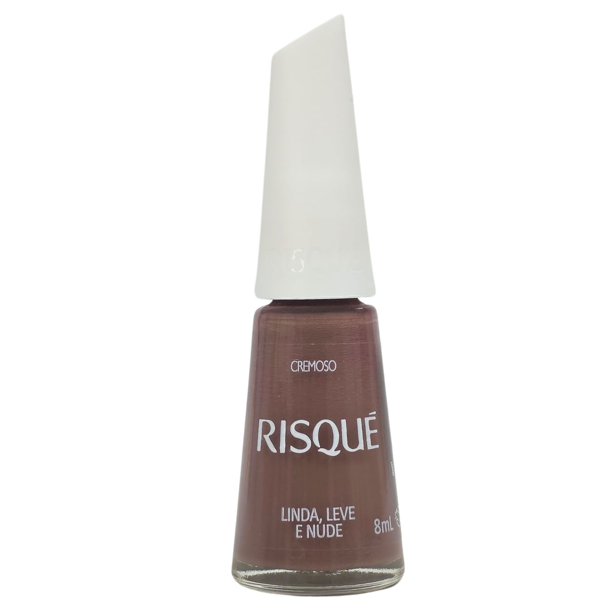 Esmalte Cremoso Linda, Leve e Nude Risque 8ml