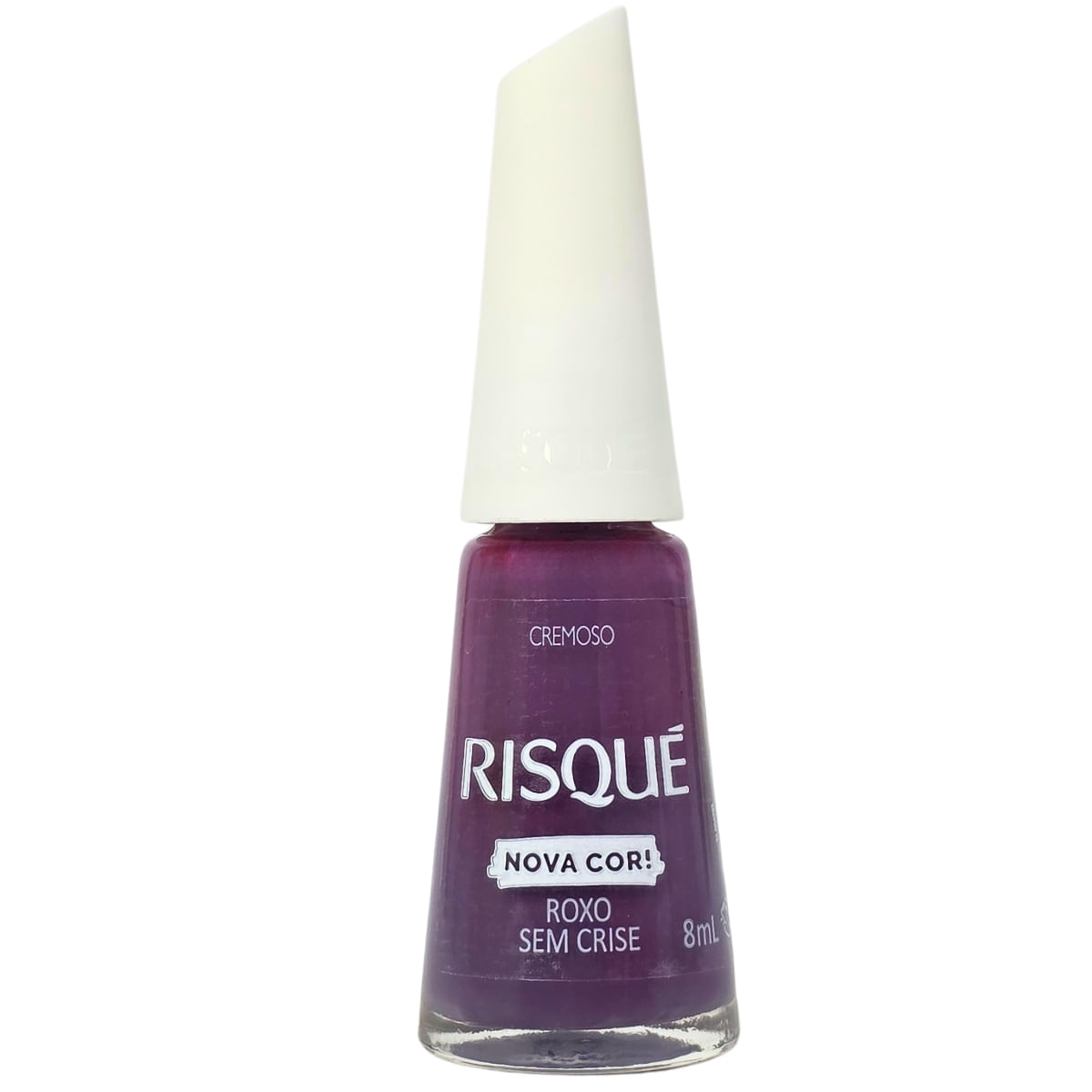 Esmalte Cremoso Roxo Sem Crise Risque 8ml