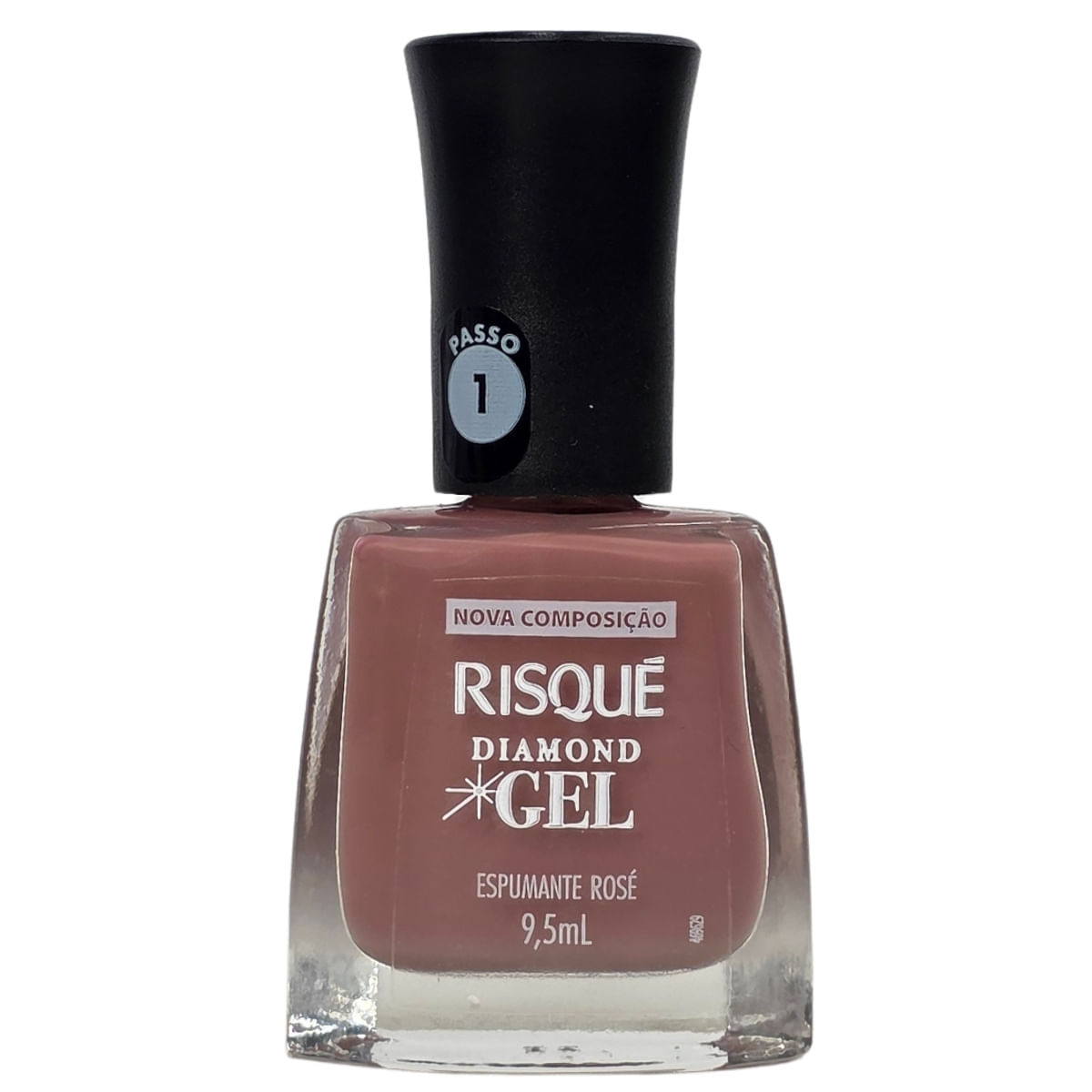 Esmalte Espumante Rosé Diamond Gel Risque 9,5ml