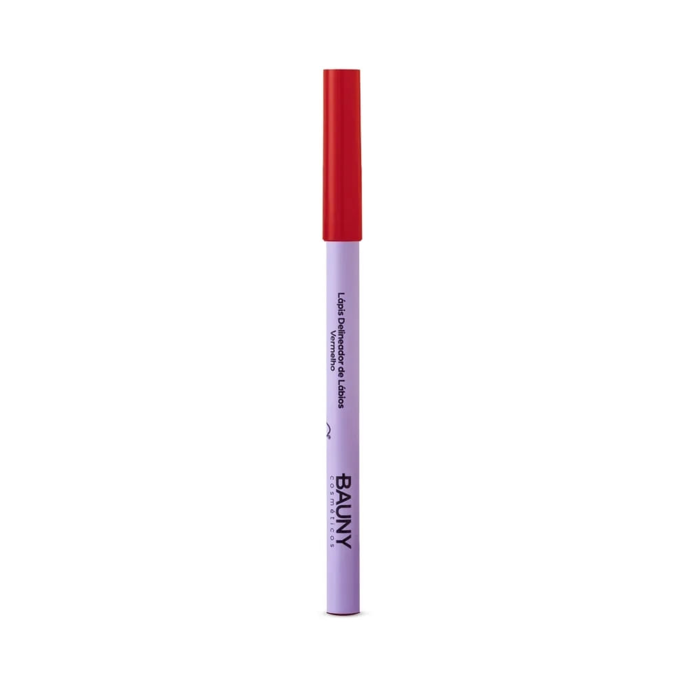 Bauny Lápis Delineador de Lábios Vermelho - 1,10g