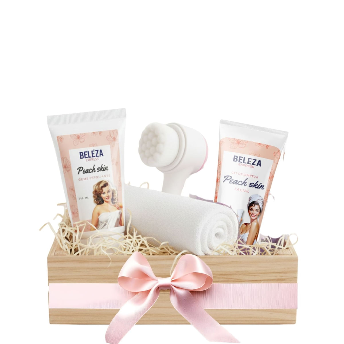 Kit presente spa facial/skincare Peach Skin